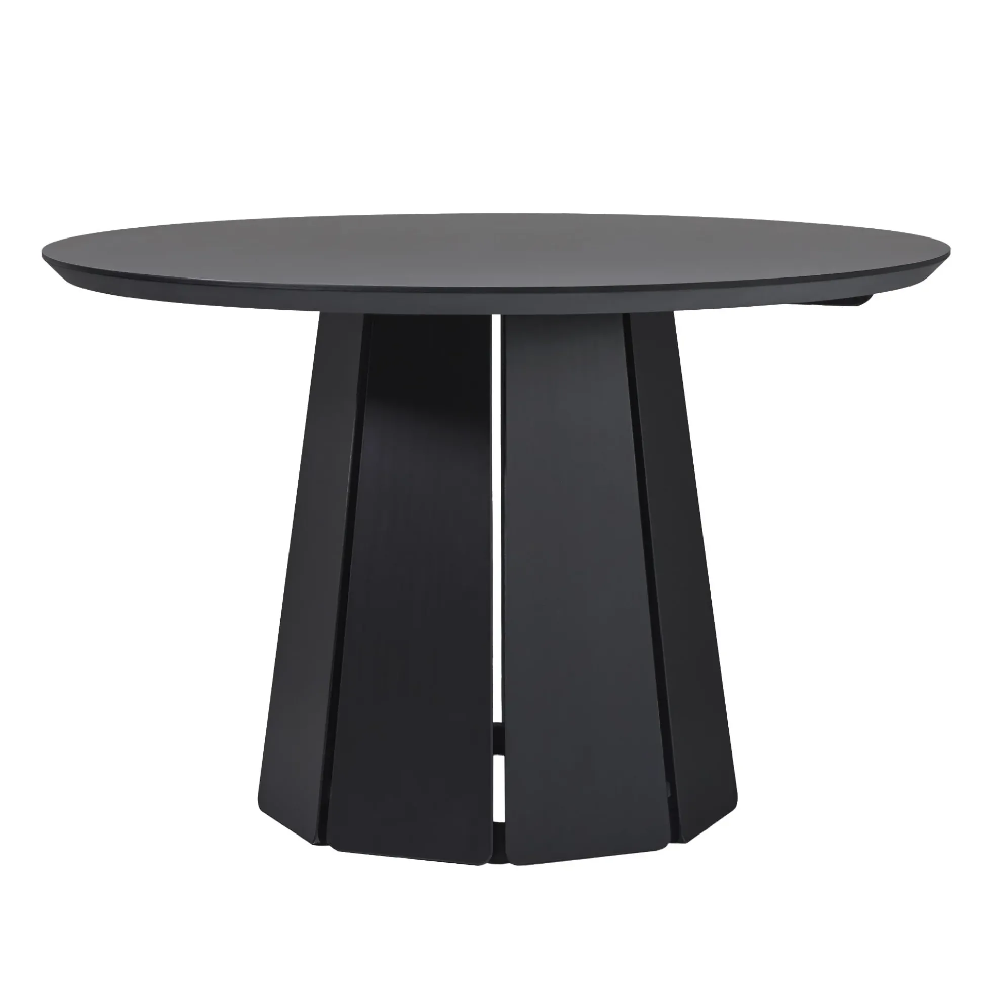 Koa 48" Round Solid Wood Pedestal Dining Table