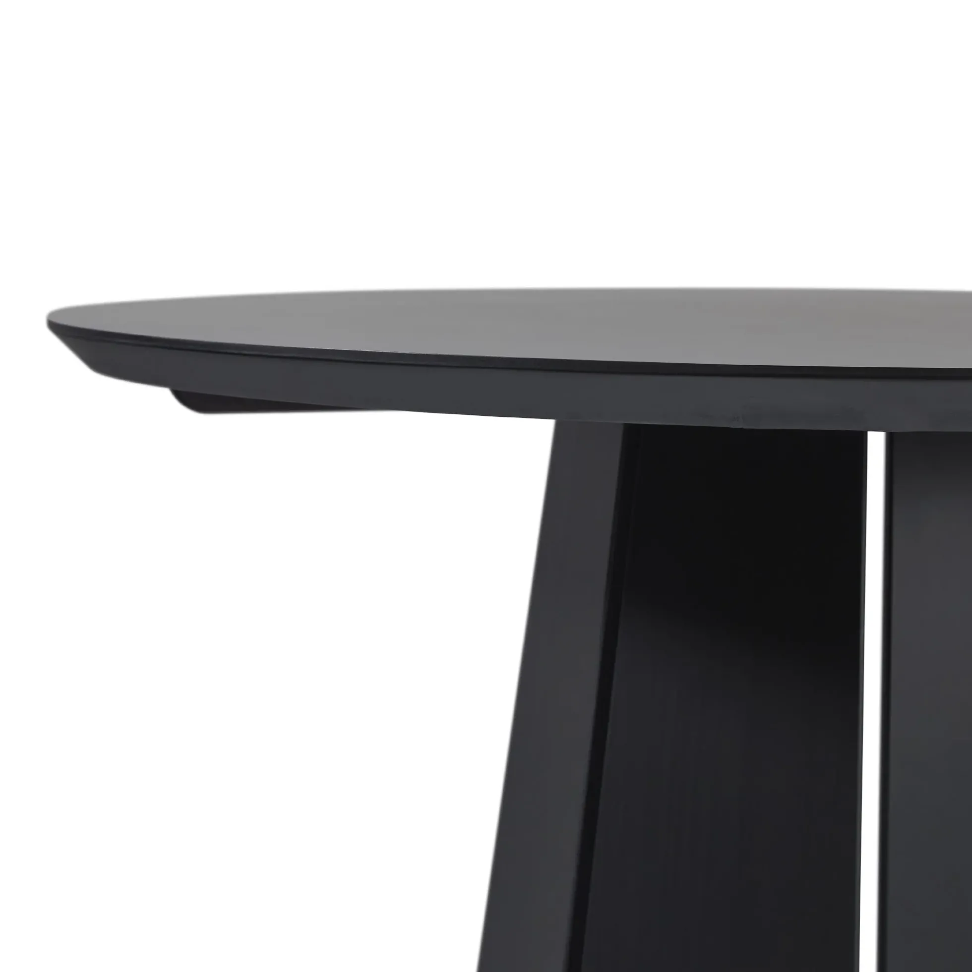 Koa 48" Round Solid Wood Pedestal Dining Table
