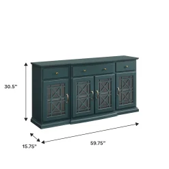 Landon Fretwork Buffet Sideboard & TV Stand