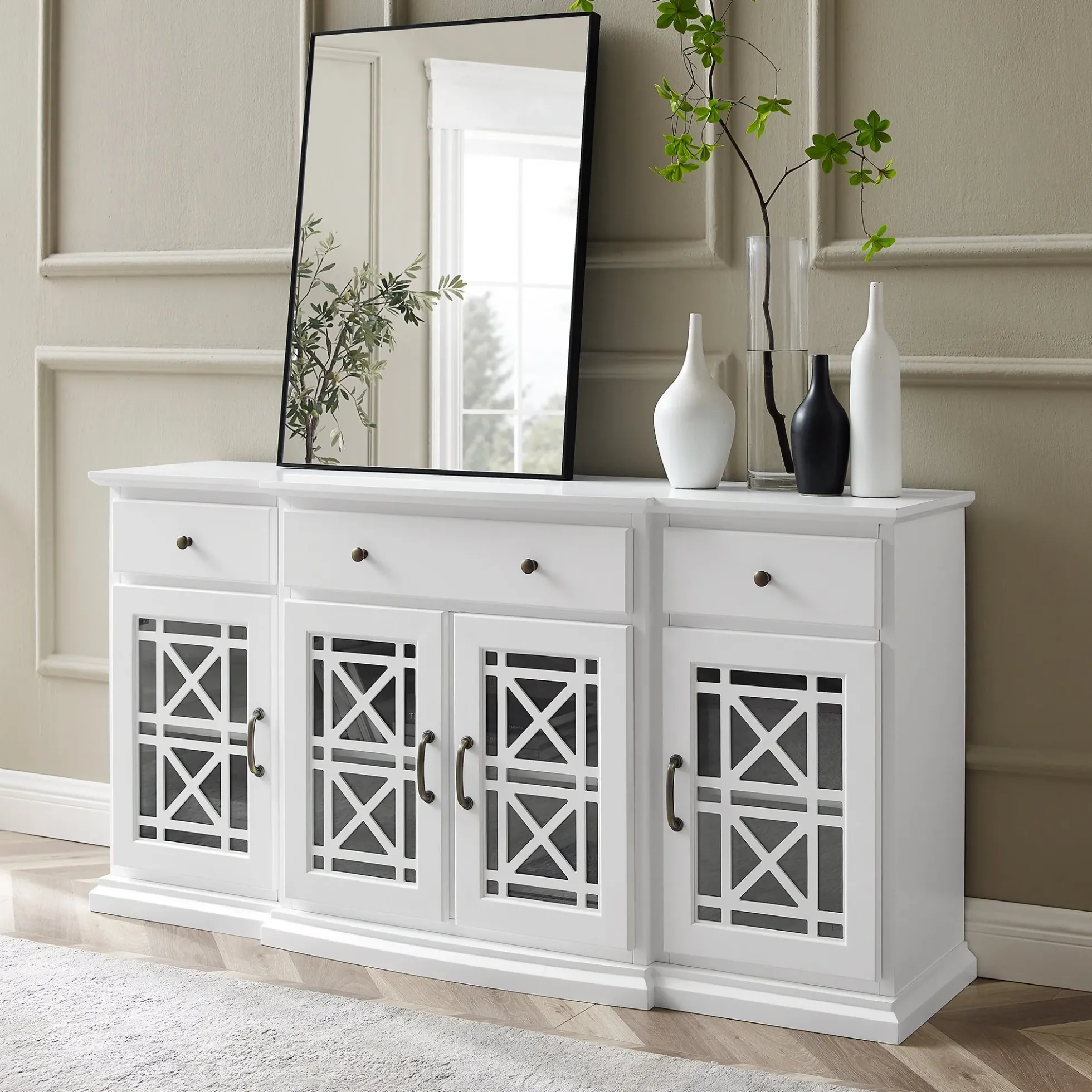 Landon Fretwork Buffet Sideboard & TV Stand