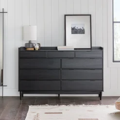 Lee Mid-Century Modern Wood Dresser