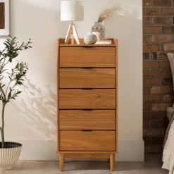 Lee Mid-Century Modern Wood Dresser