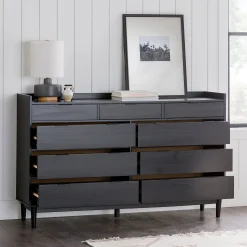 Lee Mid-Century Modern Wood Dresser