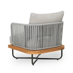 Lucca Outdoor Acacia Wood Chair Set Of 2