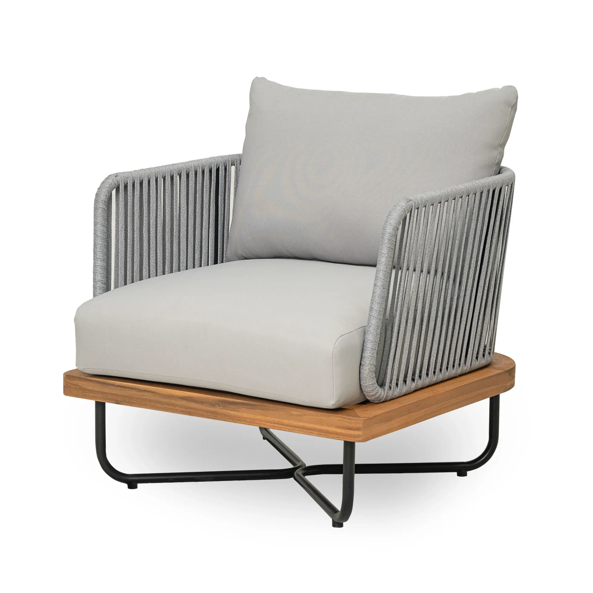 Lucca Outdoor Acacia Wood Chair Set Of 2