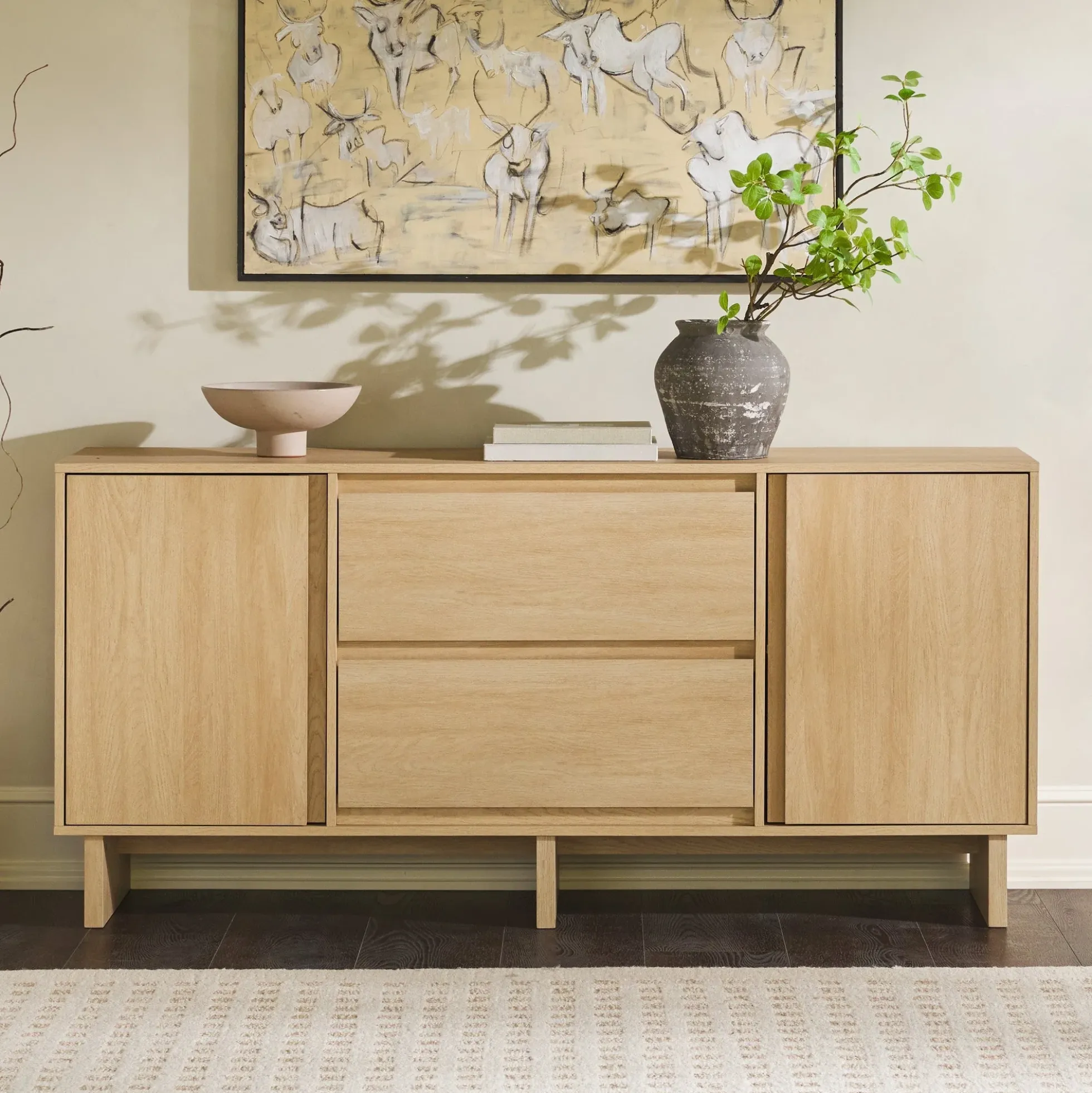 Maja 63" Minimalist Scandi Sideboard / TV Stand