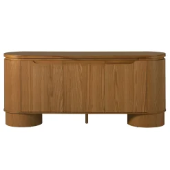 Maya Modern Curved Wood 70