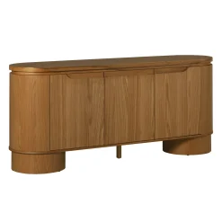 Maya Modern Curved Wood 70