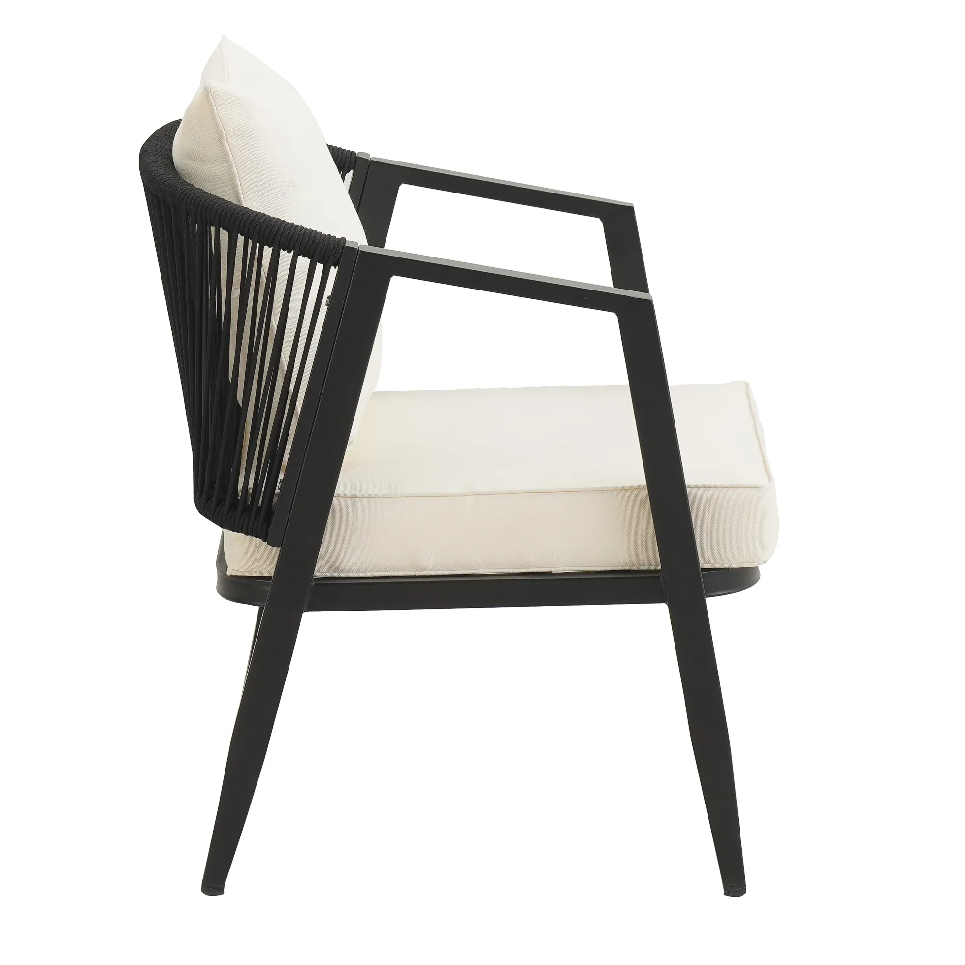 Metal Curve Design Outdoor Patio Furniture Set