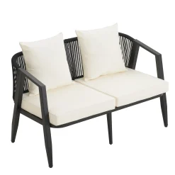 Metal Curve Design Outdoor Patio Furniture Set