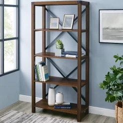 Metal X Bookshelf