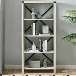 Metal X Bookshelf
