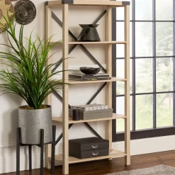 Metal X Bookshelf