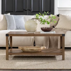 Metal X Coffee Table