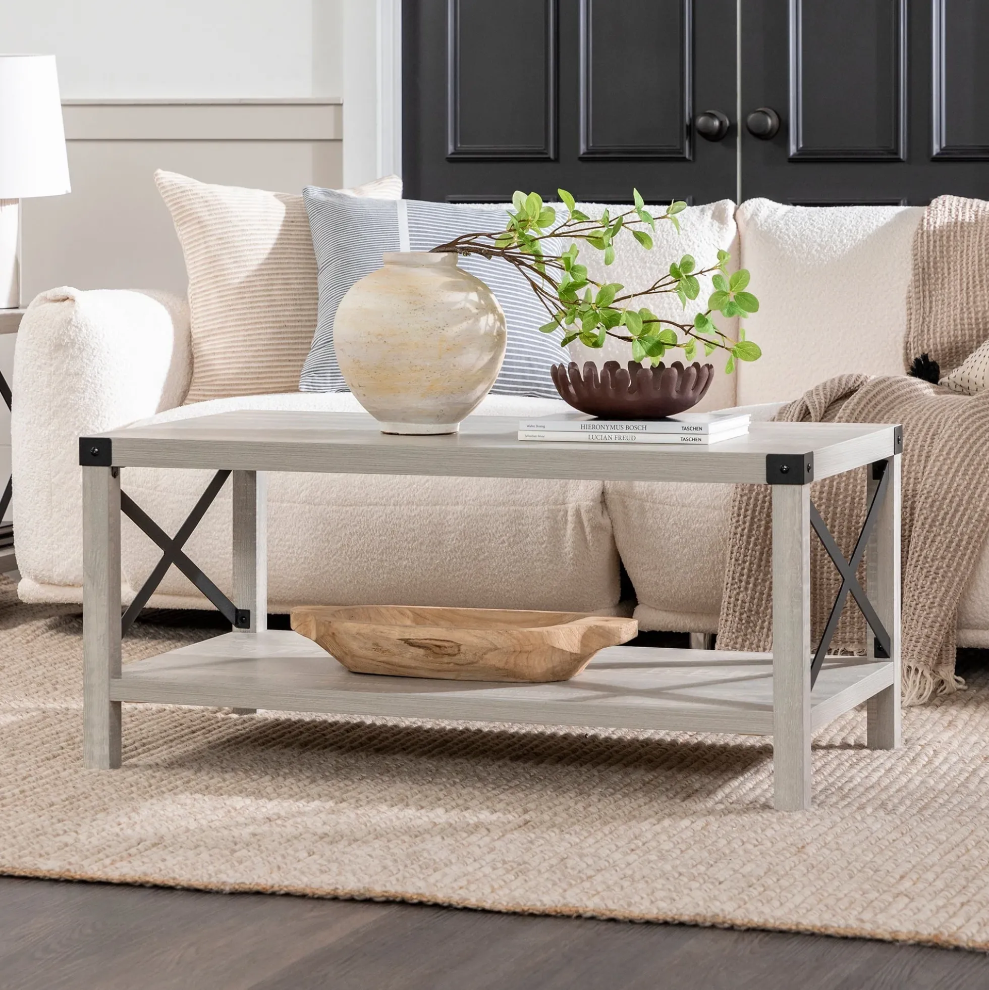 Metal X Coffee Table