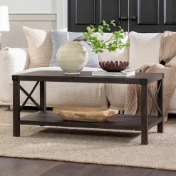 Metal X Coffee Table