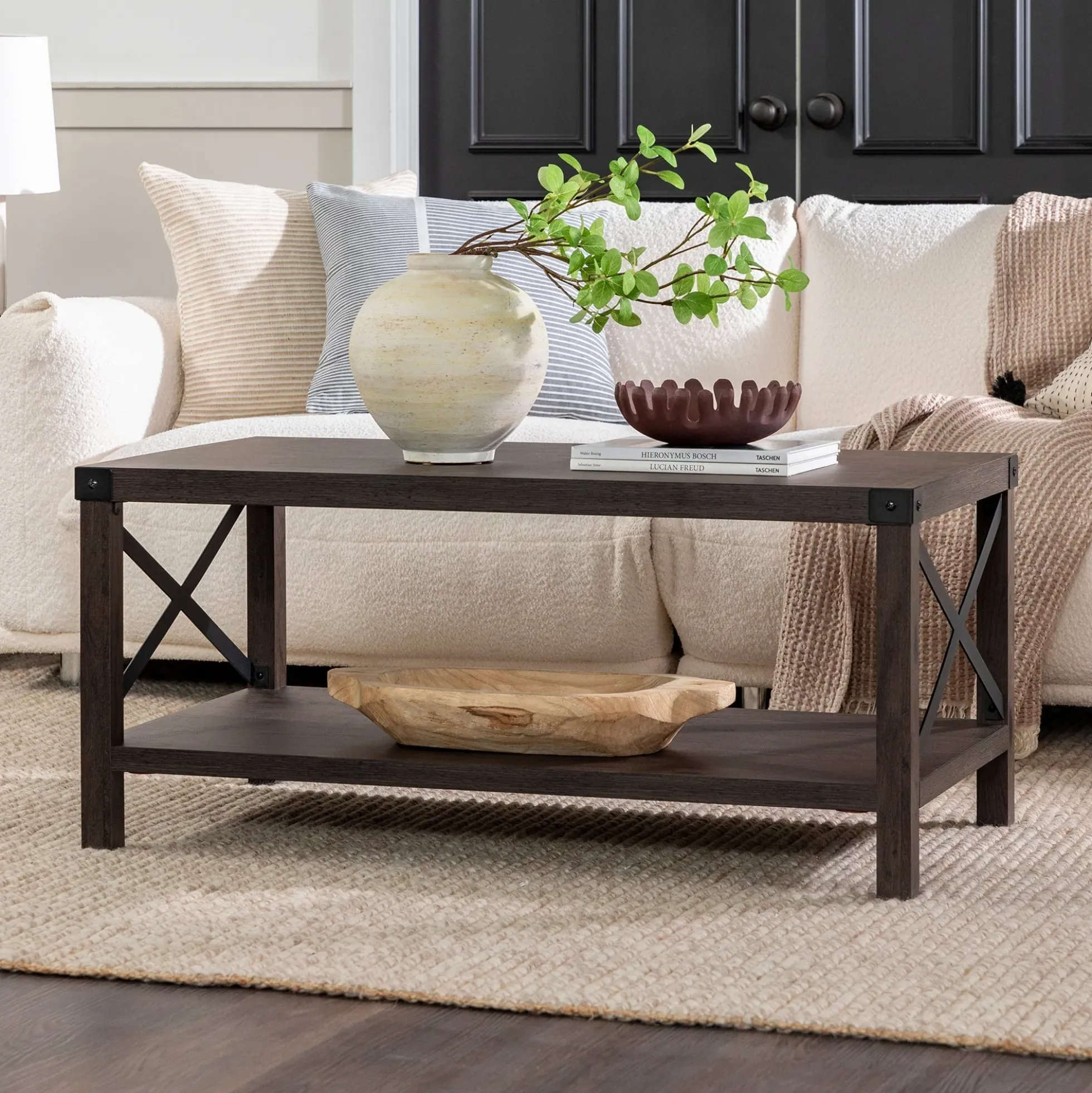 Metal X Coffee Table
