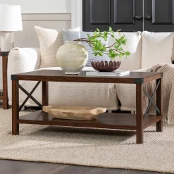 Metal X Coffee Table