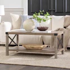 Metal X Coffee Table