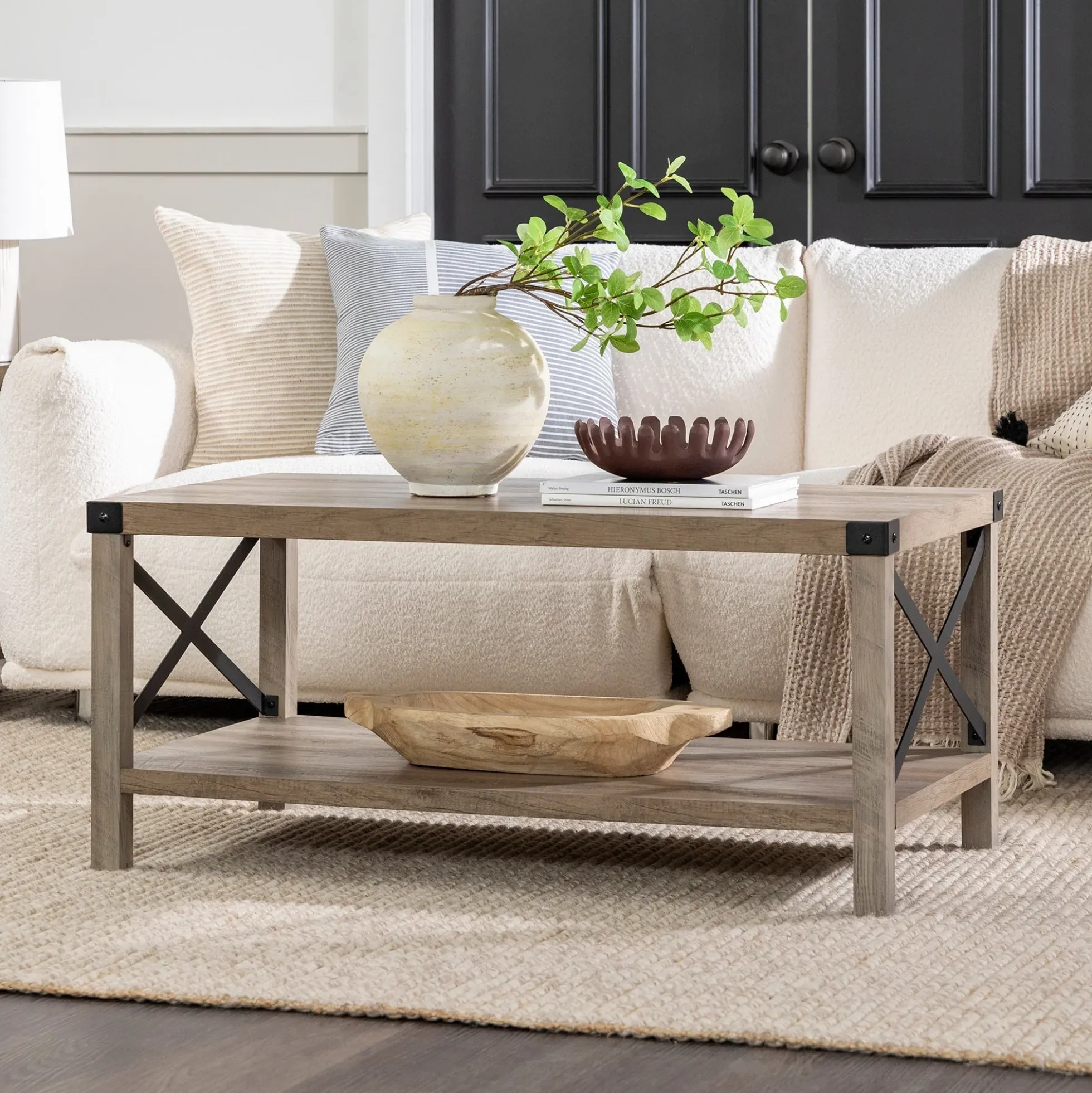 Metal X Coffee Table