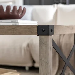 Metal X Coffee Table
