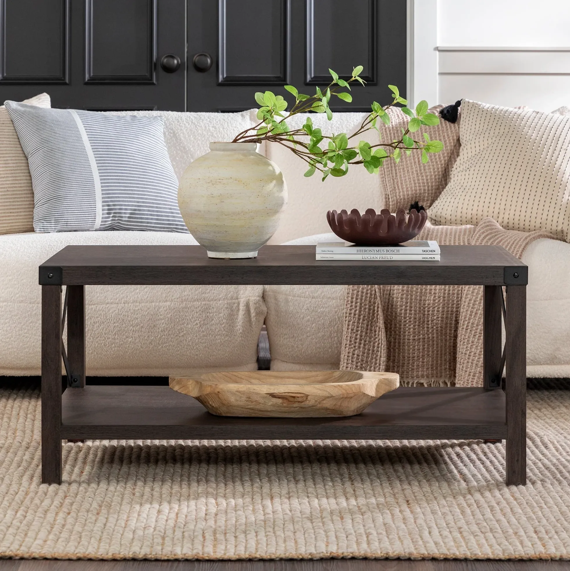 Metal X Coffee Table