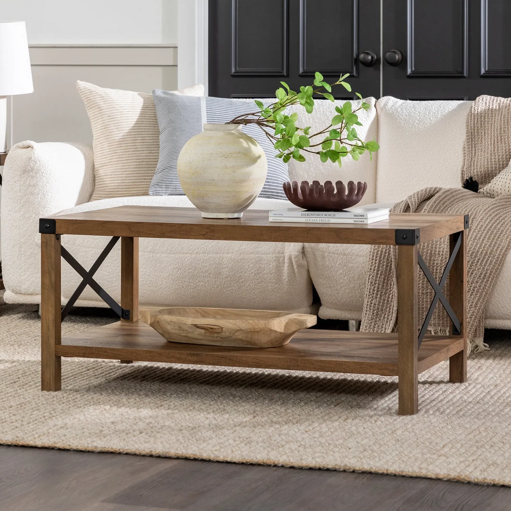 Metal X Coffee Table