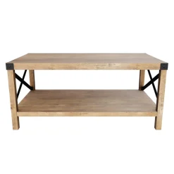 Metal X Coffee Table