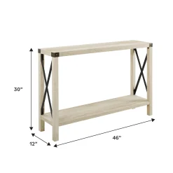 Metal X Entry Table