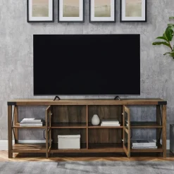 Metal X TV Stand