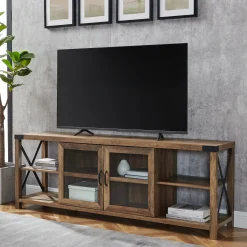 Metal X TV Stand