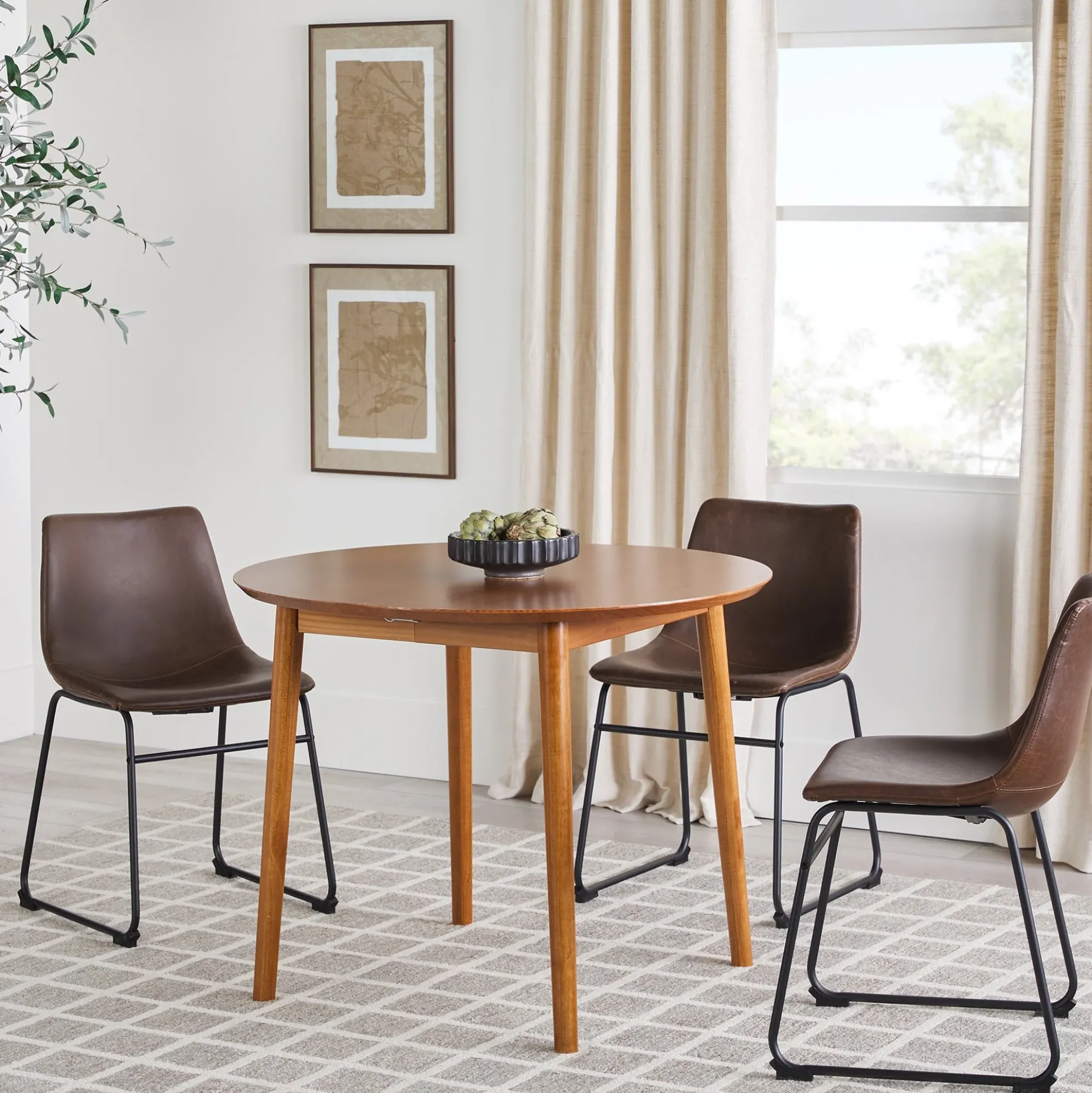 Mid-Century Damsel Extension Dining Table