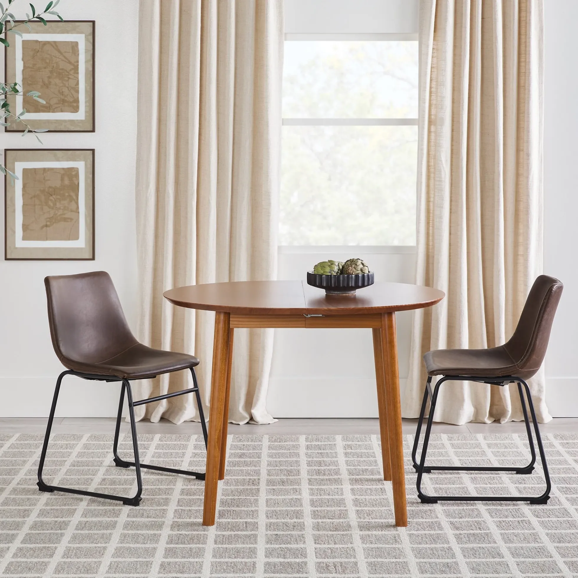 Mid-Century Damsel Extension Dining Table