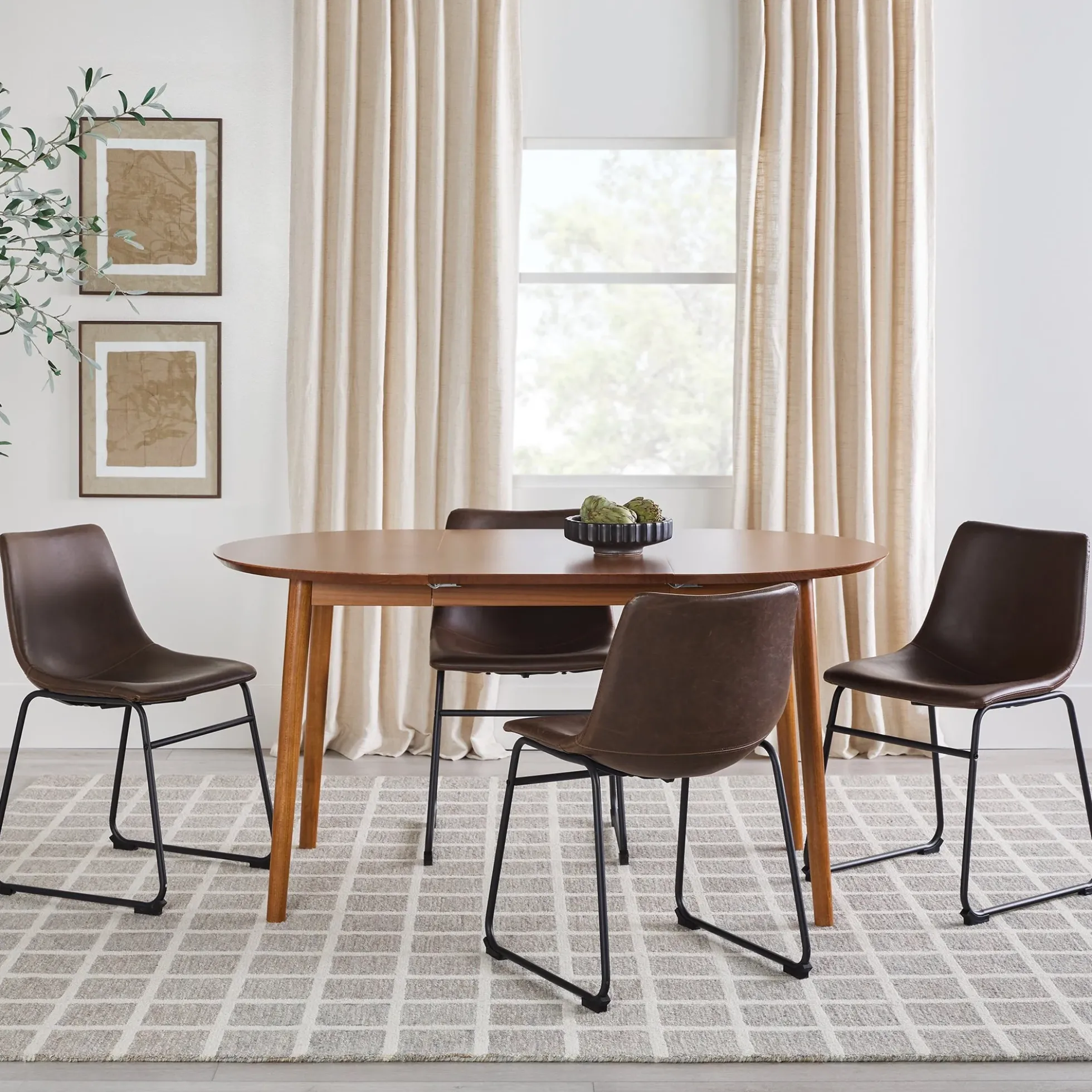Mid-Century Damsel Extension Dining Table