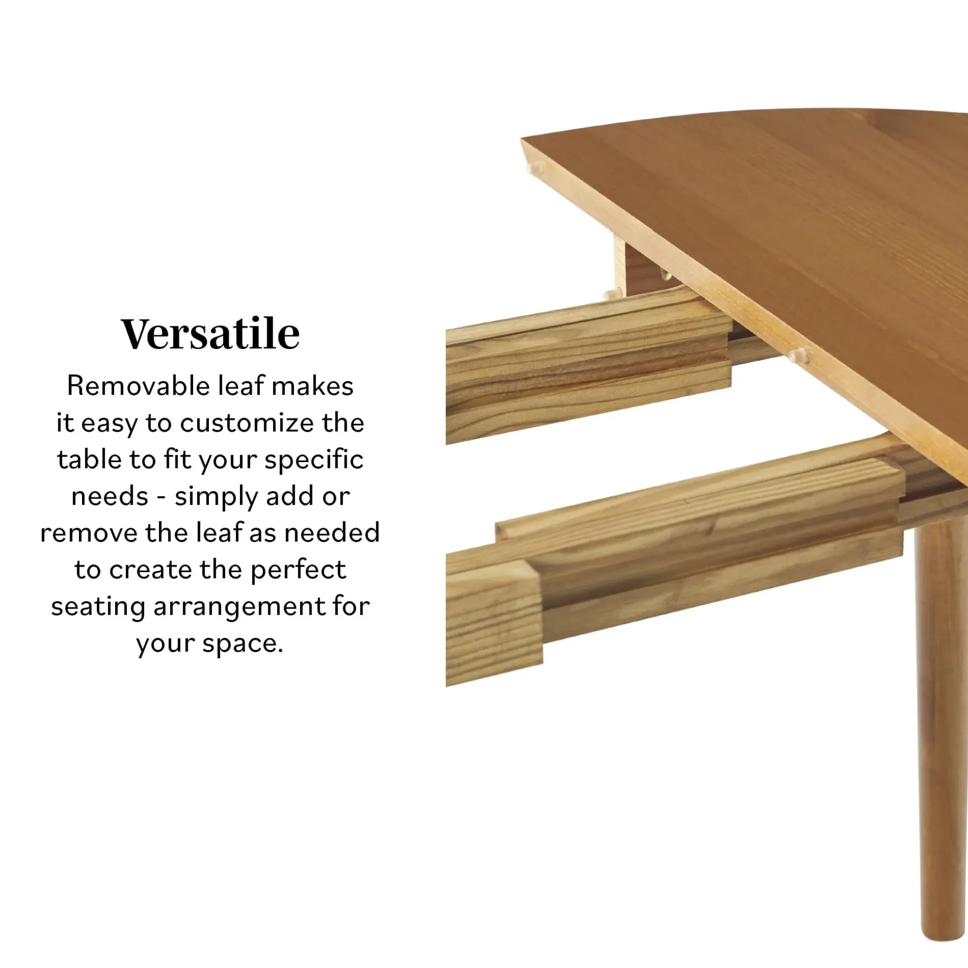 Mid-Century Damsel Extension Dining Table