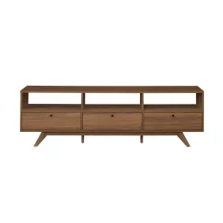 Mid-Century Kela Modern 3-Door TV Stand