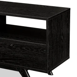 Mid-Century Kela Modern 3-Door TV Stand