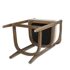 Mid-Century Modern 26' Textured Weave Counter Stool