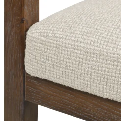 Mid-Century Modern 26' Textured Weave Counter Stool