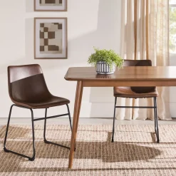 Mid-Century Taberu Modern Wood Dining Table