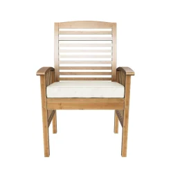Midland Outdoor Patio Chairs with Cushions, Set of 2