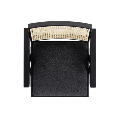 Milan 25.5' Modern Resin Webbing Back Boucle Bar Stool with Arms, Set of 3