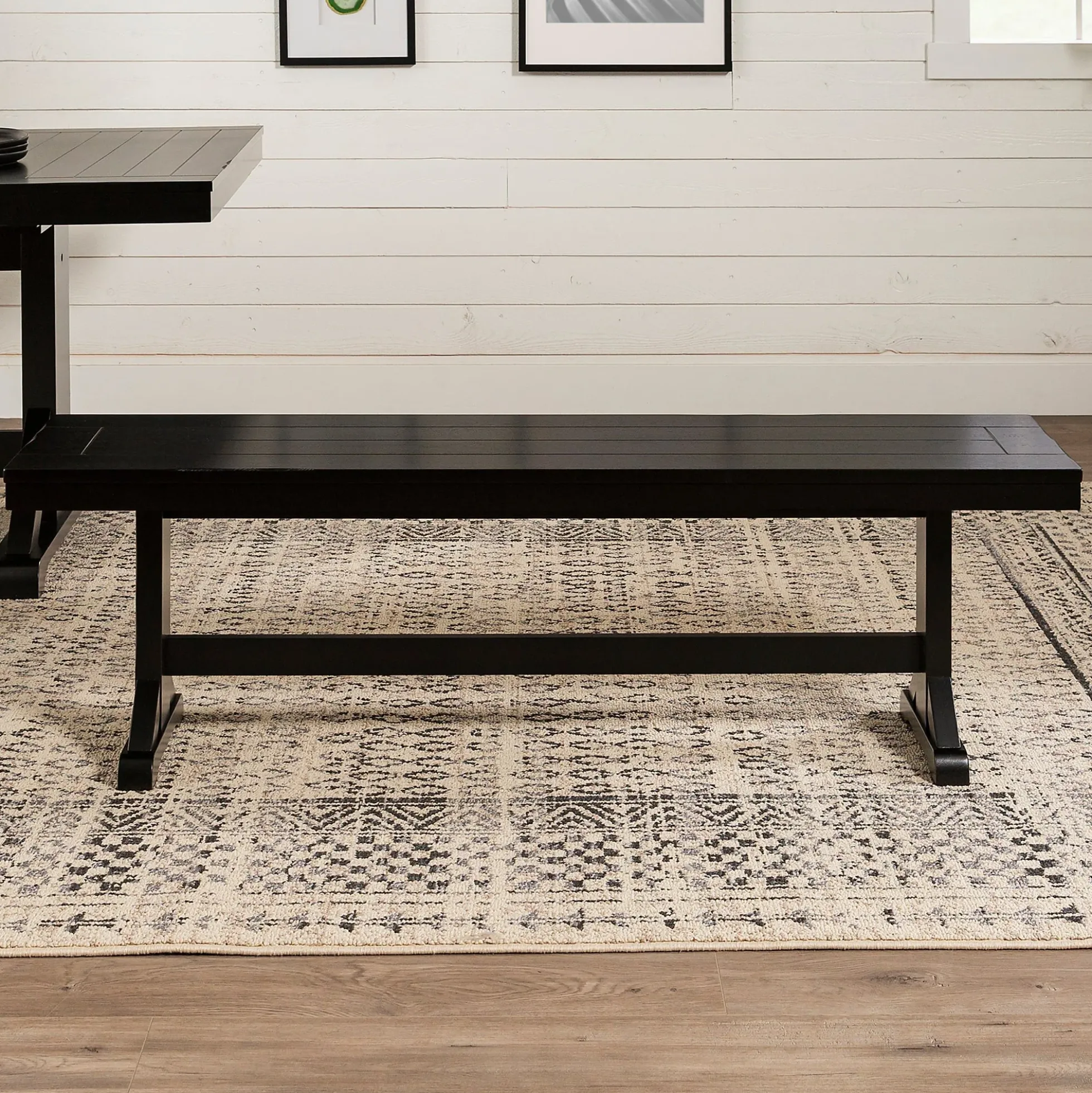 Millwright Solid Wood Dining Bench