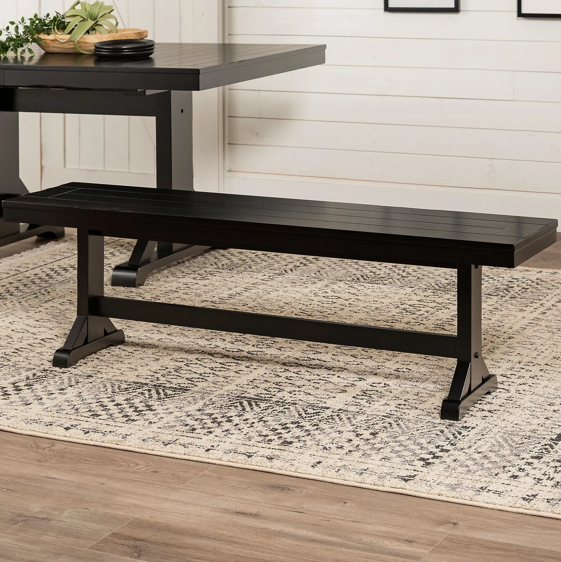 Millwright Solid Wood Dining Bench