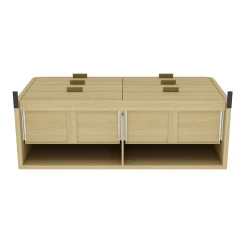 Minimalist Curve Design 6 Drawer Dresser