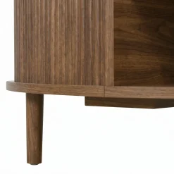 Minimalist Round Lift-Top Coffee Table with Hidden Storage