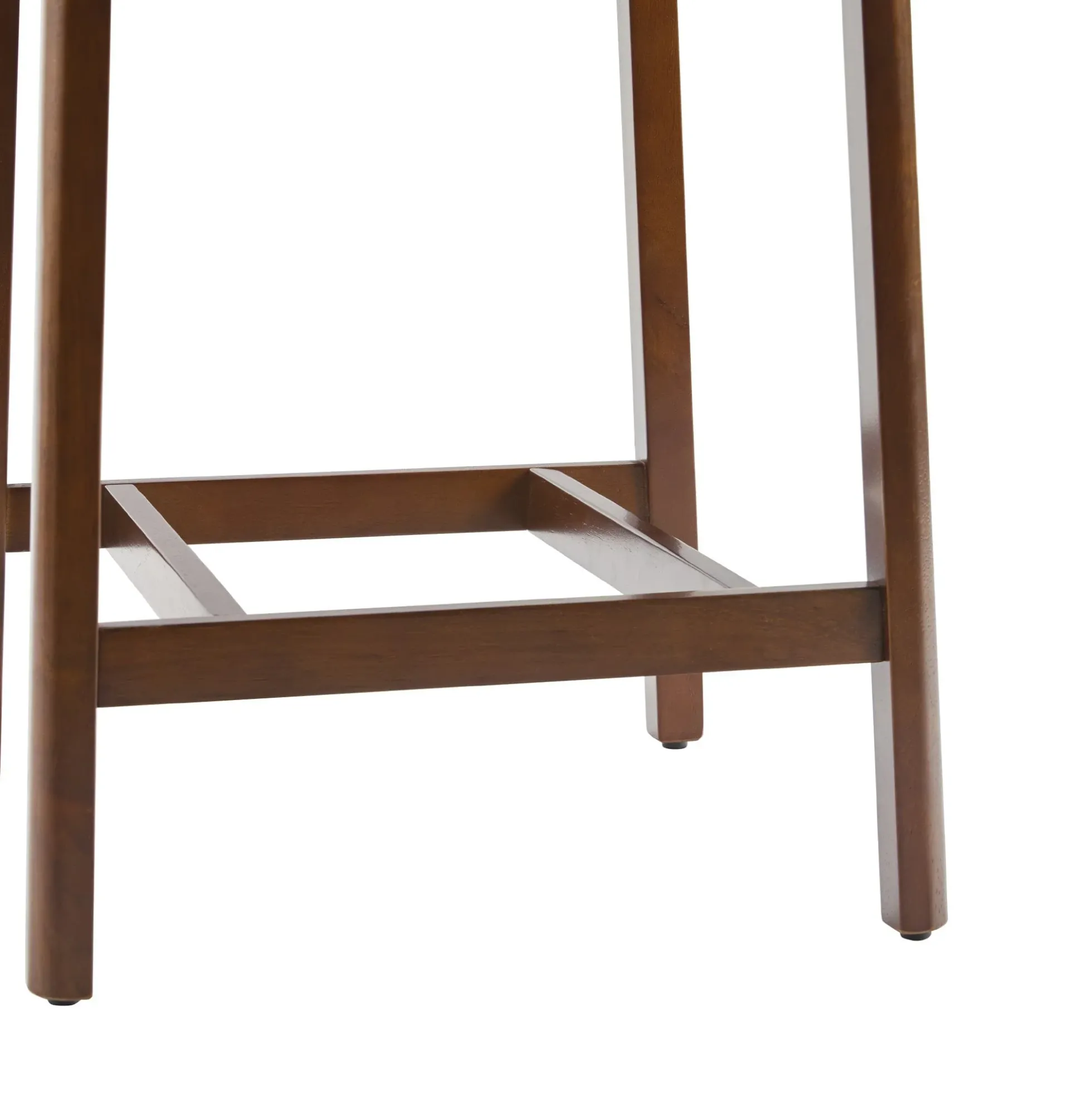 Minimalist Solid Wood Counter Stool, Set of 2