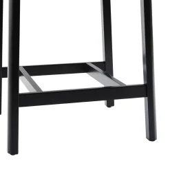 Minimalist Solid Wood Counter Stool, Set of 2