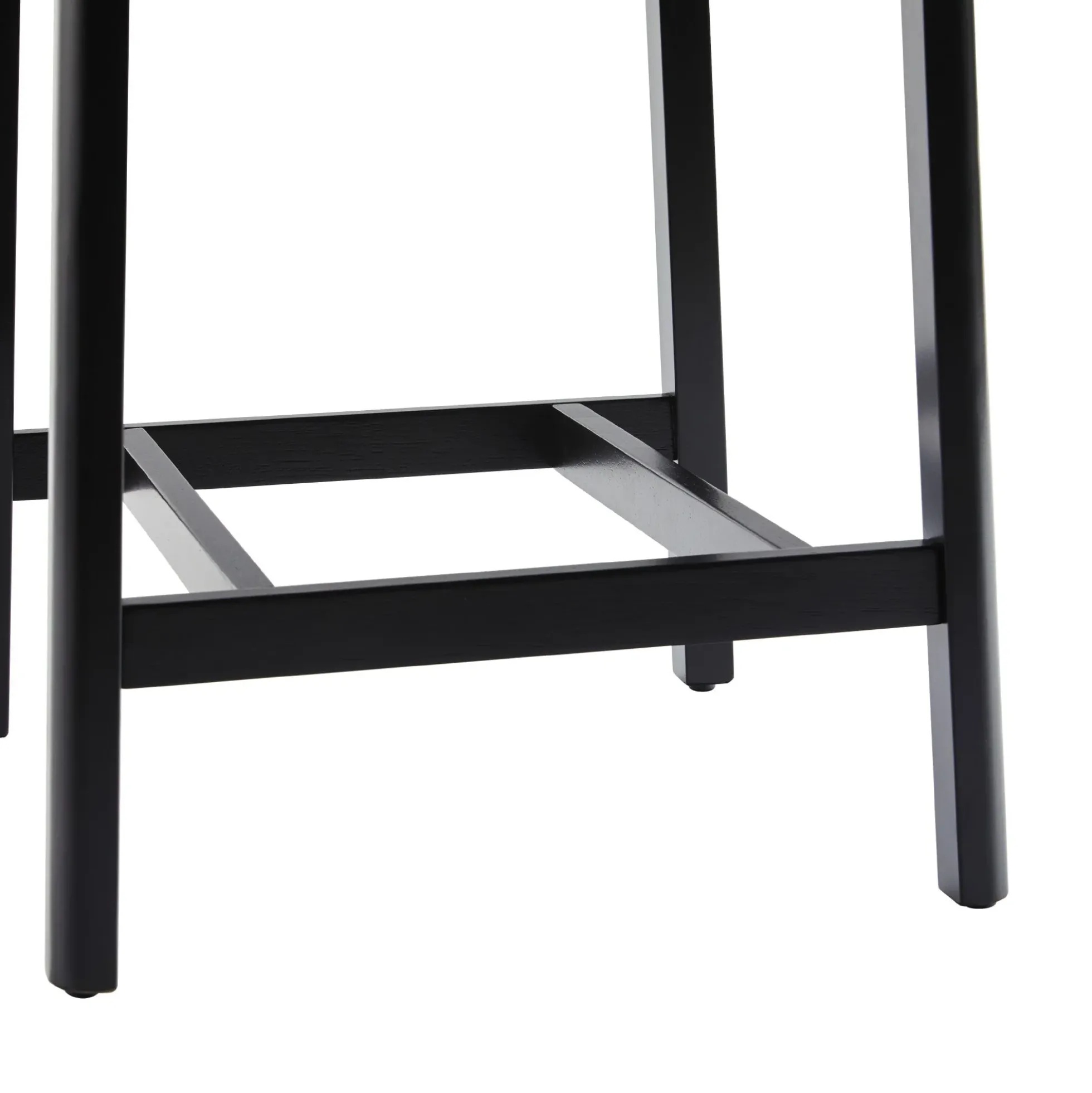 Minimalist Solid Wood Counter Stool, Set of 2