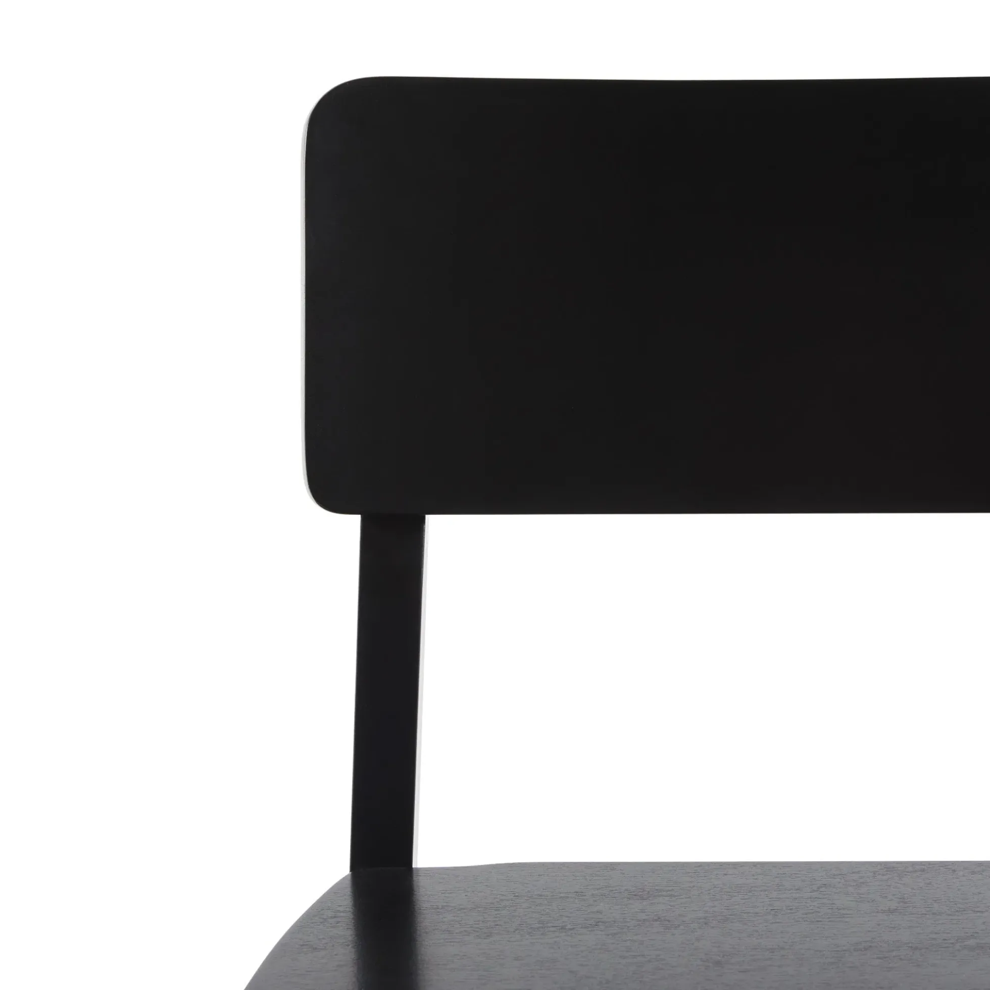 Minimalist Solid Wood Counter Stool, Set of 2
